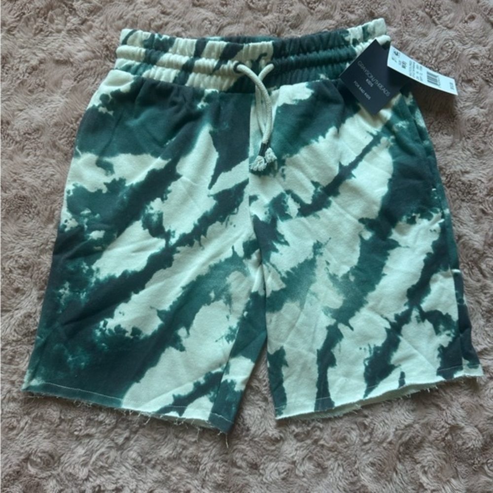 Grayson Kids Shorts Medium 2pack NWT Green - Picture 2 of 4